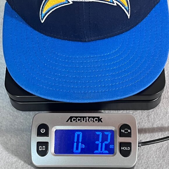 Los Angeles Chargers New Era 9Fifty Snapback Cap Hat Medium-Large Navy Blue NFL - Picture 13 of 13